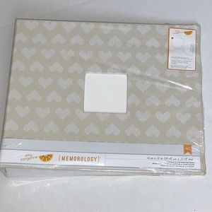 NWT American Crafts Memorology  12 in x 12 in Photo Album D-Ring Binder
